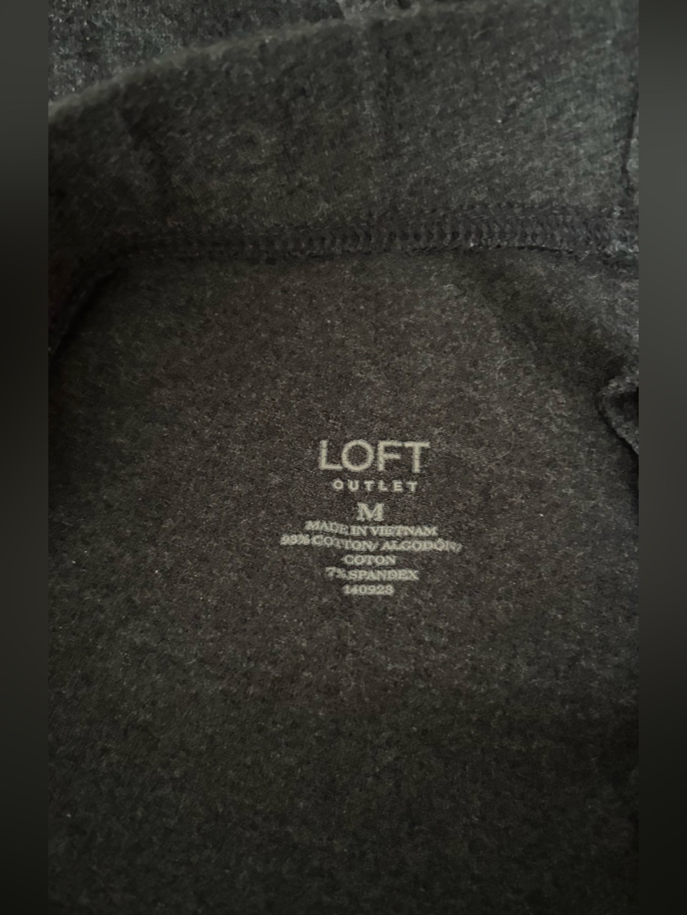 LOFT Women's Grey Joggers pull-on pants - Picture 5 of 5